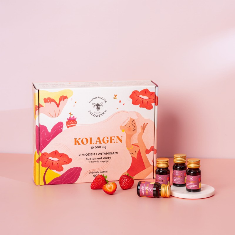 Pasieka Sadowskich Kolagen Rybi Premium Do Picia 10 000 mg 30 sztuk