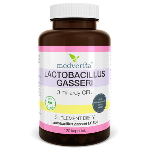 Lactobacillus gasseri 3 miliardy CFU - 120 kapsułek MEDVERITA