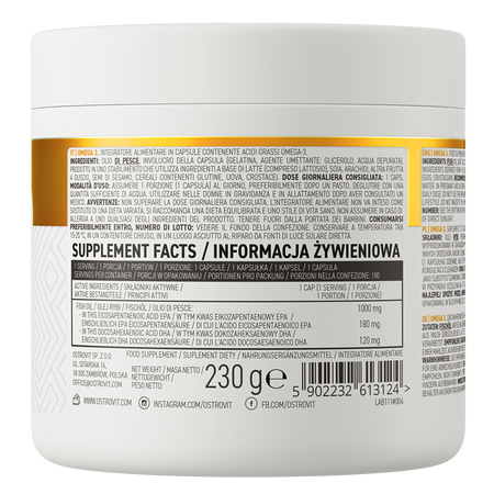 Omega 3 180 kapsułek OstroVit