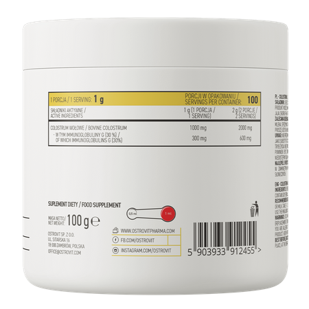 Colostrum 100 g naturalny OstroVit