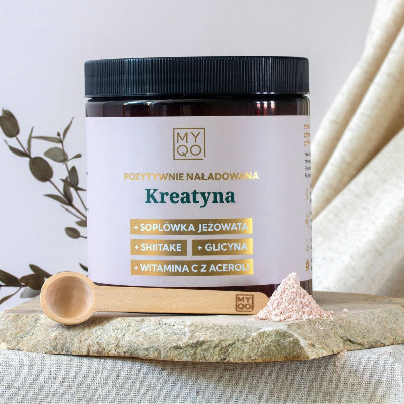 Pozytywnie naładowana Kreatyna - 300 g MYQO