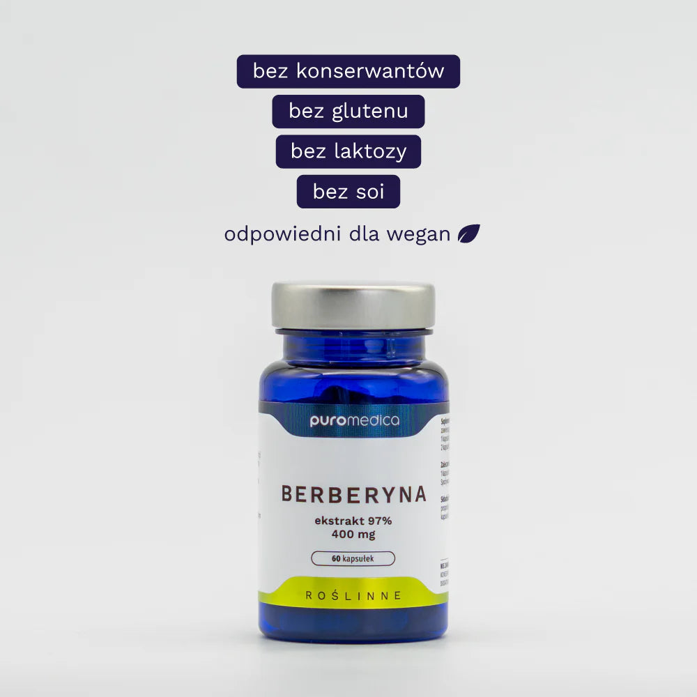 Berberyna HCl Puromedica 60 kapsułek