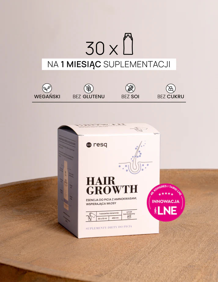RESQ LAB Hair Growth Formuła wspierająca włosy 30 saszetek