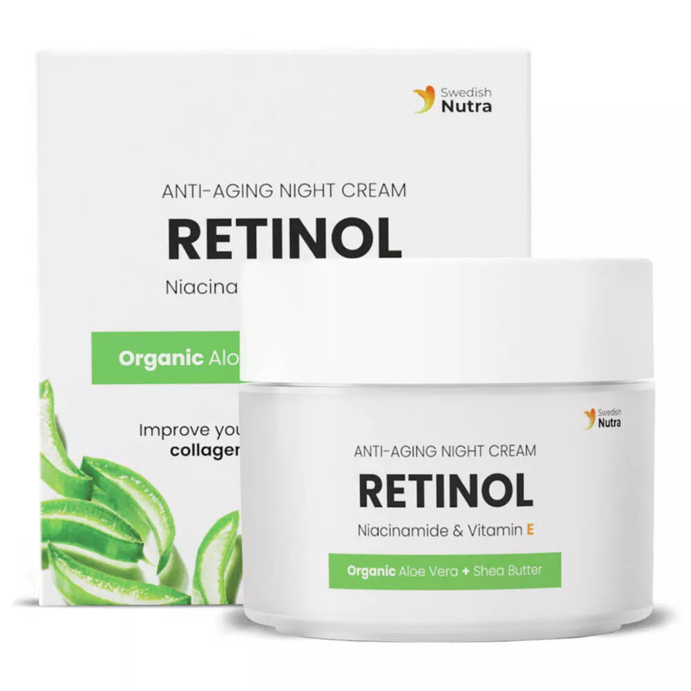 Swedish Nutra Krem na noc z retinolem przeciwzmarszczkowy 50 ml