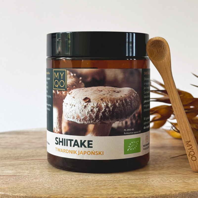 MYQO BIO Shiitake - Twardnik japoński - 100 g