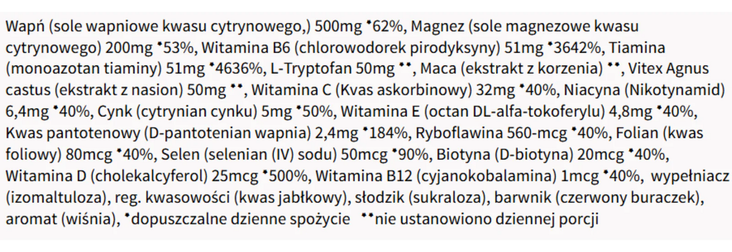 Vellena Kobiece zdrowie | Napój | Wiśnia | 30 saszetek