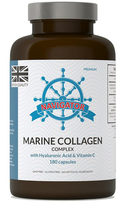 Kolagen Morski 500 mg, 180 kapsułek, Navigator
