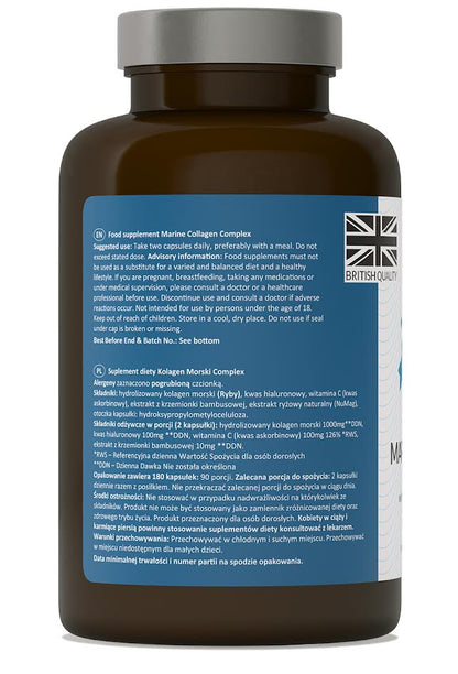 Kolagen Morski 500 mg, 180 kapsułek, Navigator