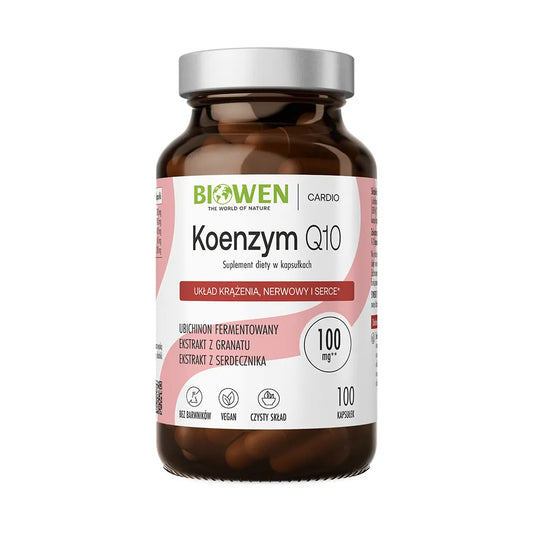 Koenzym Q10 - 100mg - BIOWEN - 100 kapsułek 40,7g