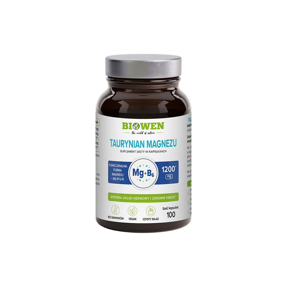 Taurynian Magnezu - BIOWEN - 100 kapsułek