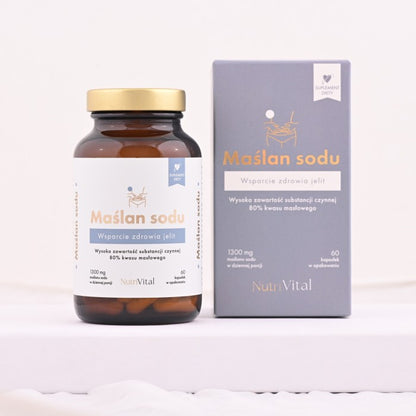 Maślan sodu 1040 mg kwasy masłowego w porcji Nutri Vital