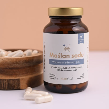 Maślan sodu 1040 mg kwasy masłowego w porcji Nutri Vital