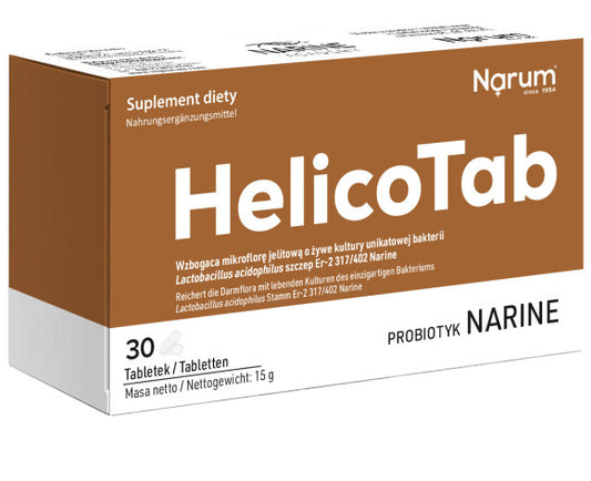 HelicoTab 30 tabletek Narum