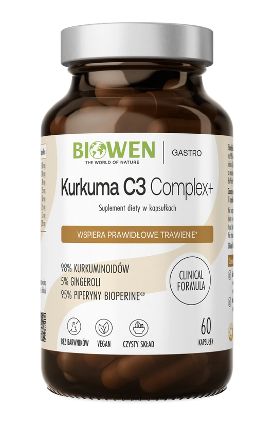 Kurkuma C3 Complex+ - 60 kapsułek BIOWEN