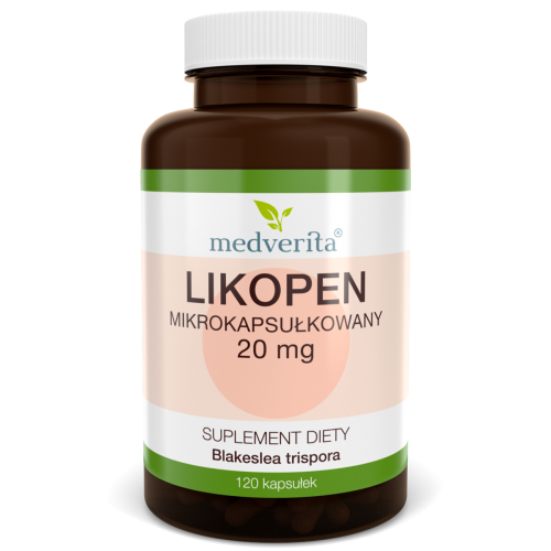 Likopen 20 mg mikrokapsułkowany - 120 kapsułek MEDVERITA