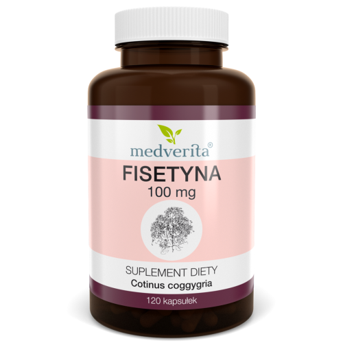 Fisetyna 100 mg - 120 kapsułek Medverita