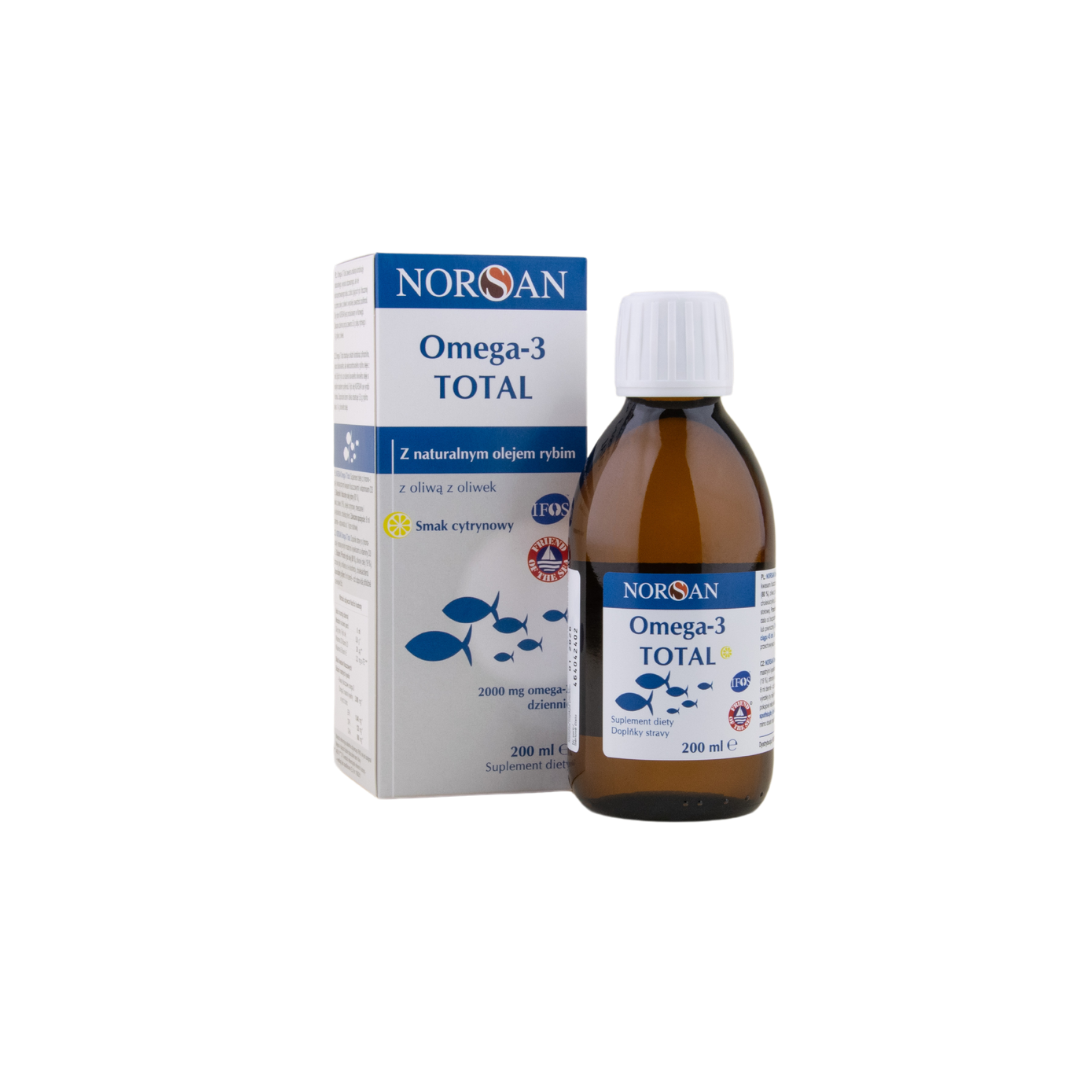 Norsan Omega-3 Total o smaku cytrynowym 200 ml