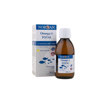 Norsan Omega-3 Total o smaku cytrynowym 200 ml