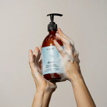 Detox – mleczko myjące z ziemią okrzemkową 500 ml FLAGOLIE