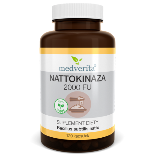 Nattokinaza 2000 FU - 120 kapsułek MEDVERITA