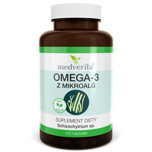 Omega-3 z mikroalg - 120 kapsułek MEDVERITA