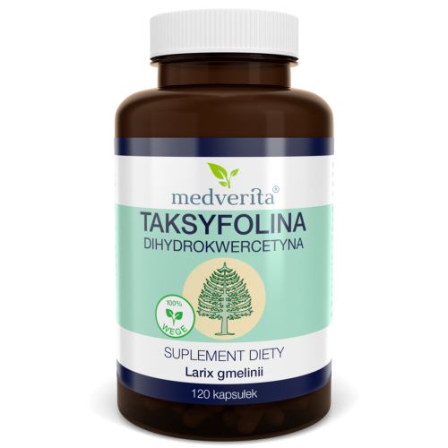 Taksyfolina (dihydrokwercetyna) - 120 kapsułek MEDVERITA