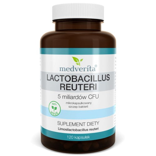 Lactobacillus reuteri 5 miliardów CFU - 120 kapsułek MEDVERITA