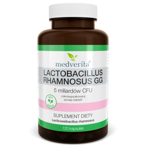 Lactobacillus rhamnosus 5 miliardów CFU - 120 kapsułek MEDVERITA