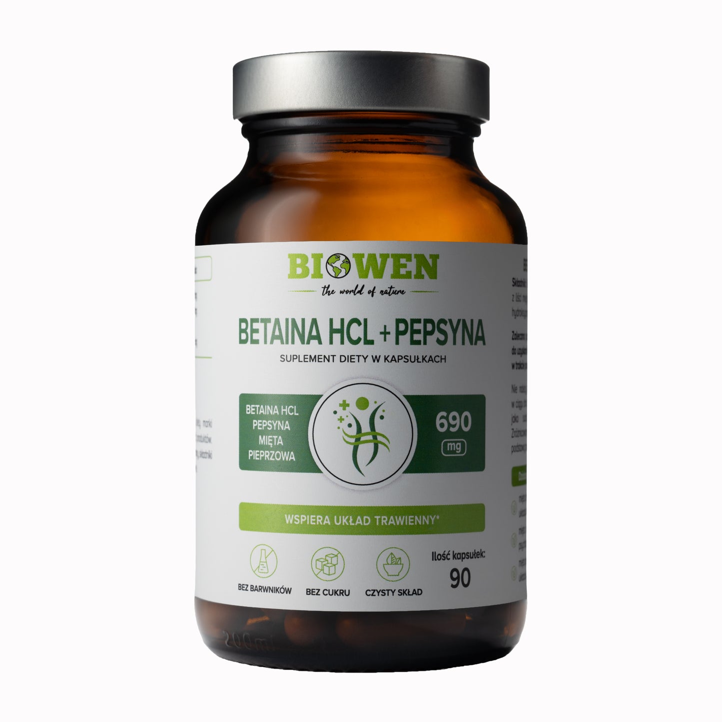 Betaina HCL Complex+ - 90 kapsułek