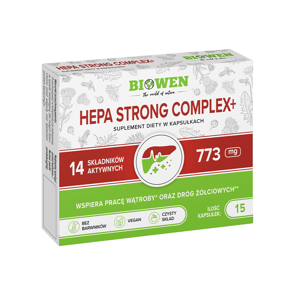 Hepa Strong Complex+ [ BLISTRY ] - 15 kapsułek