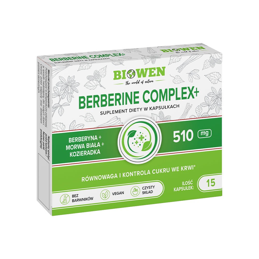 Berberine Complex+ [ BLISTRY ] - 15 kapsułek