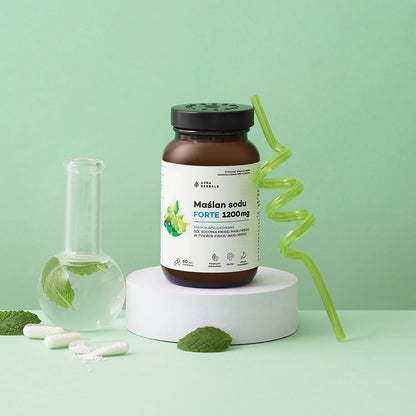 Aura Herbals Maślan sodu FORTE 1200 mg, mikrokapsułkowany, kapsułki 60 szt