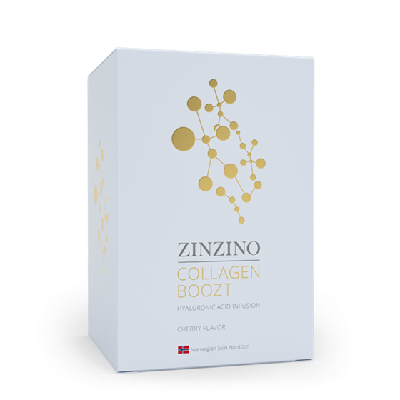 Zinzino Collagen Boozt Płynny kolagen morski w shotach o smaku wiśniowym