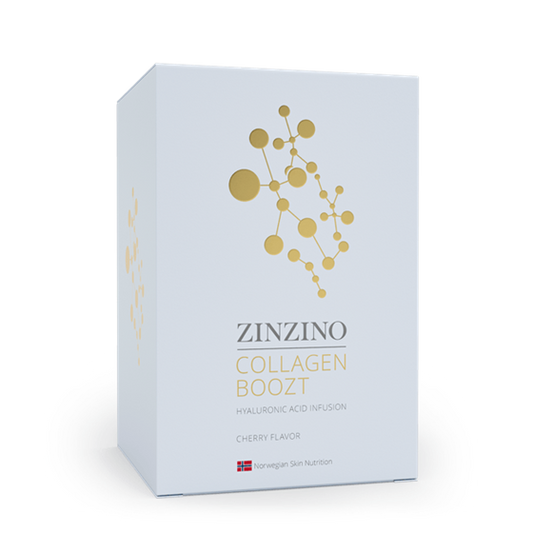 Zinzino Collagen Boozt Płynny kolagen morski w shotach o smaku wiśniowym