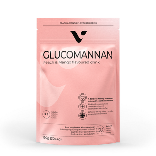 Valentus Glucomannan 1 x 30 Pack Peach and Mango Flavor
