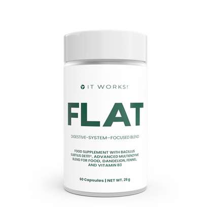 It Works FLAT Suplement diety Daily Wellness z kompleksem enzymów i kulturami bakterii