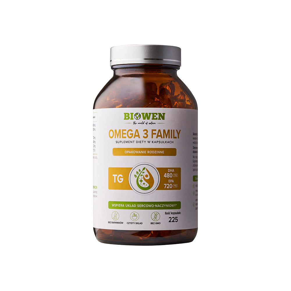 Omega 3 TG Family - 720mg EPA,480mg DHA - 225 kaps