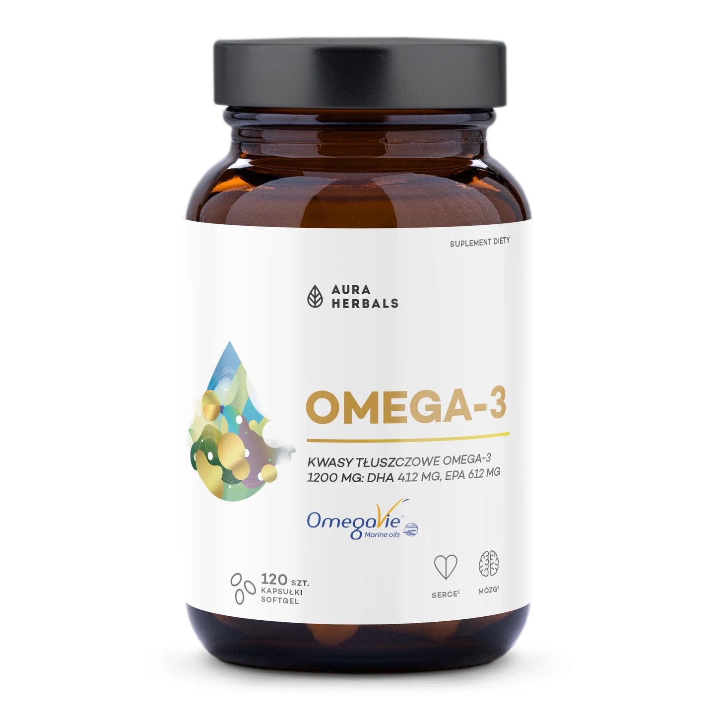 Aura Herbals Omega-3 1200 mg, kapsułki softgel 120 szt.