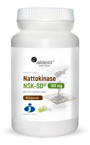 Nattokinase NSK-SD® 100 mg x 60 Vege Caps Aliness