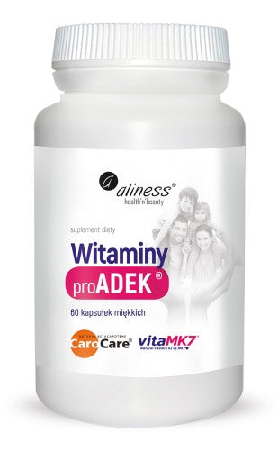 Witaminy ProADEK® x 60 kapsułek miękkich Aliness