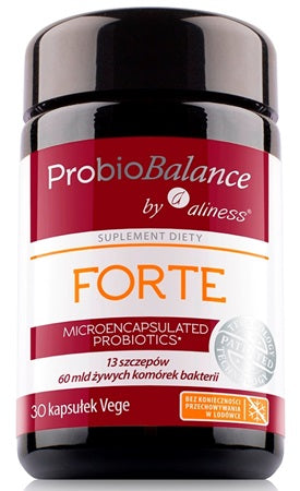 ProbioBALANCE, Probiotyk FORTE 60 mld. x 30 vege caps. Aliness