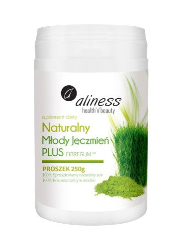 Naturalny Młody Jęczmień PLUS proszek 250g Aliness