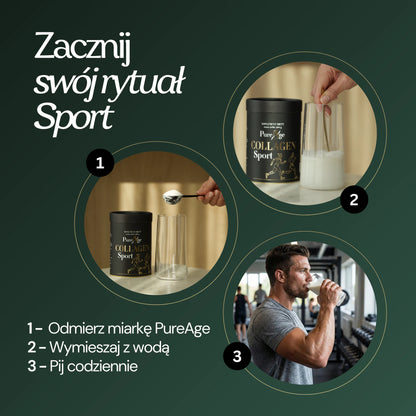 Collagen Sport Bioactive Collagen Peptides® TENDOFORTE®, witaminę C i magnez 30 porcji
