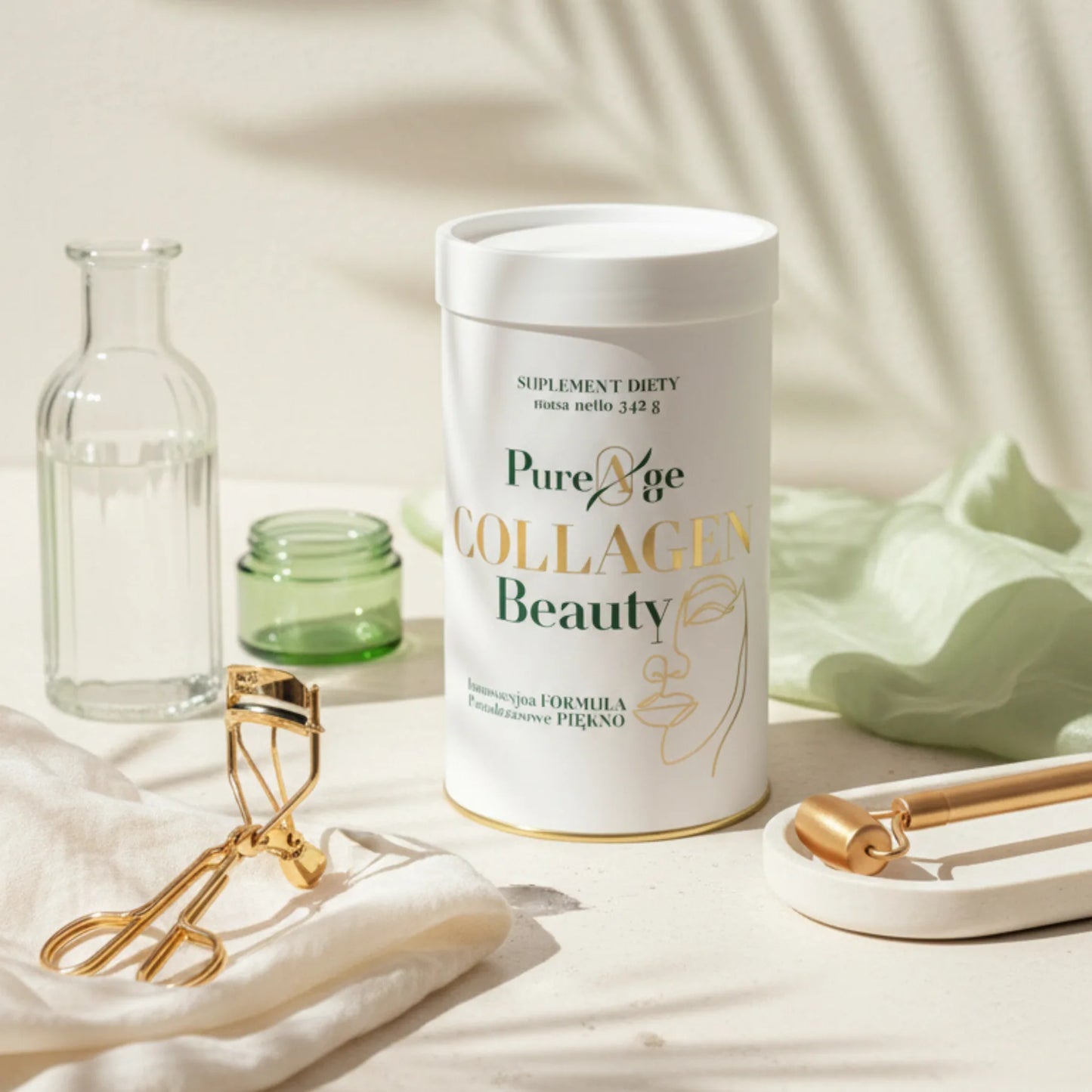 Collagen Beauty hydrolizat kolagenu rybiego VERISOL® F, witaminę C i cynk 342 gramy 30 porcji