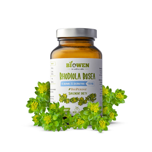 Rhodiola Rosea - 420mg  BIOWEN - 60 kapsułek