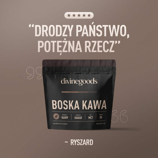 Boska Kawa z Grzybami 240g Divine Goods
