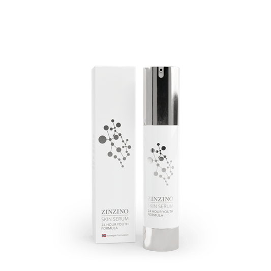 Zinzino Skin Serum 50 ml 24-godzinne Skin Serum do twarzy i szyi zmniejsza drobne linie i zmarszczki.