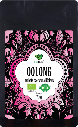Herbata ekologiczna czerwona liściasta OOLONG 70g Ecoblik
