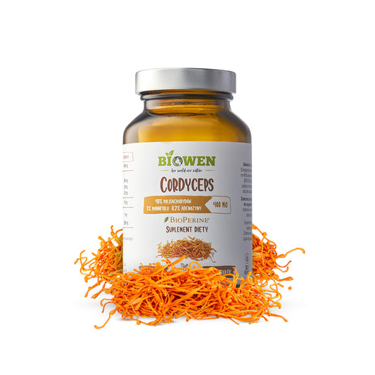 Cordyceps kapsulki - 400mg - 90 kapsułek