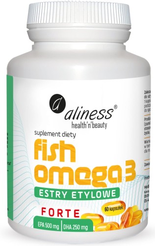 Aliness Fish Omega 3 FORTE Estry 500/250mg x 60 caps